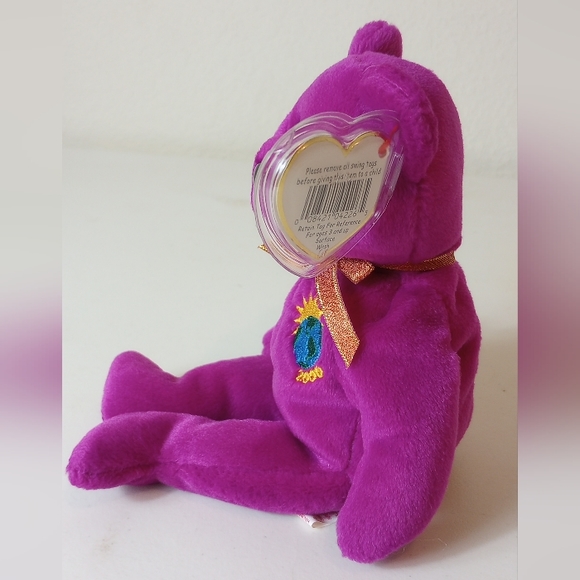 Ty Original Beanie Babies MILLENNIUM The Bear 2000 8th Generation Tush T… - Picture 2 of 4